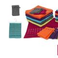 Terry towels “ZT-MODRIAN” Textilelinen, table napkins, guest towel, matress renewer, Bathcarpets, Home decoration, kitchen towel, quelt cover